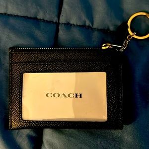 Coach key fob change purse